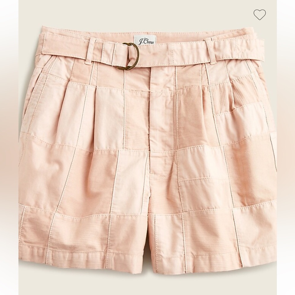 J.Crew Limited-edition D-ring patchwork short EUC - image 1